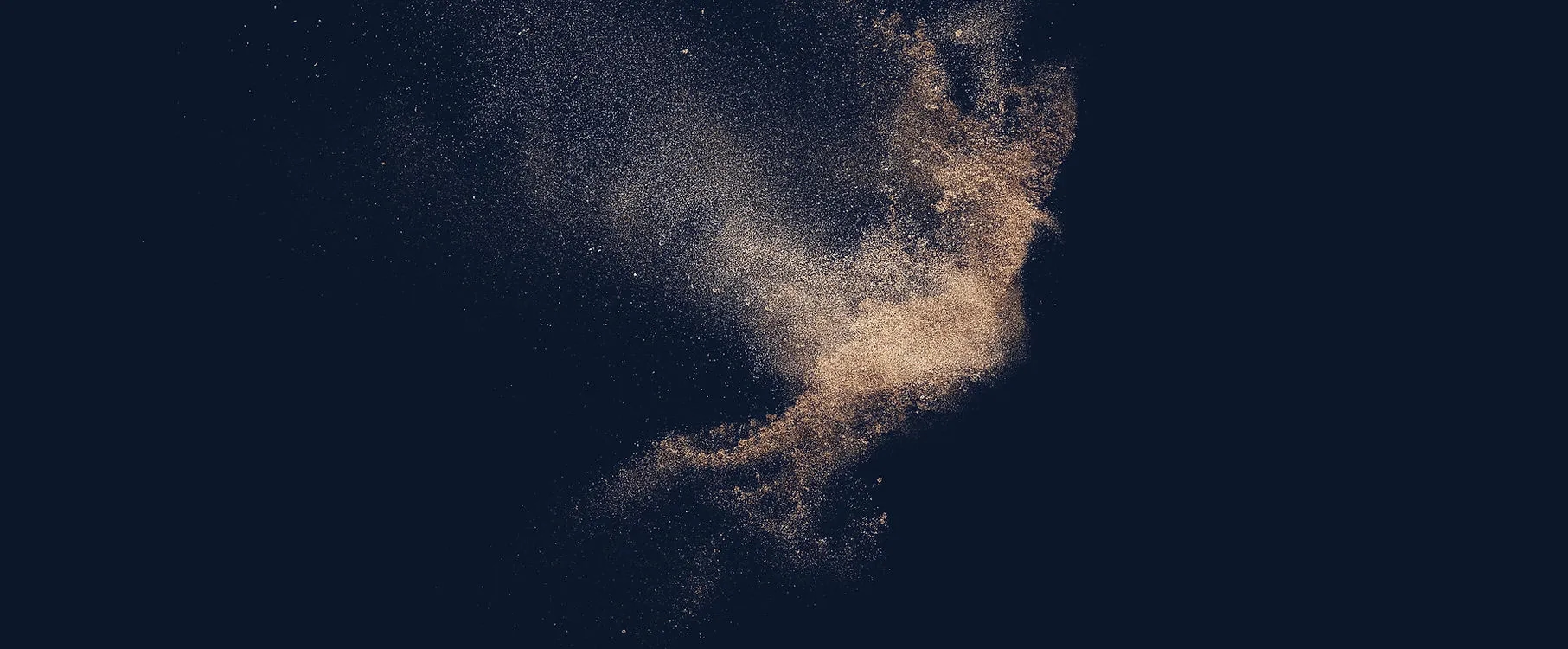 Golden sand explosion background