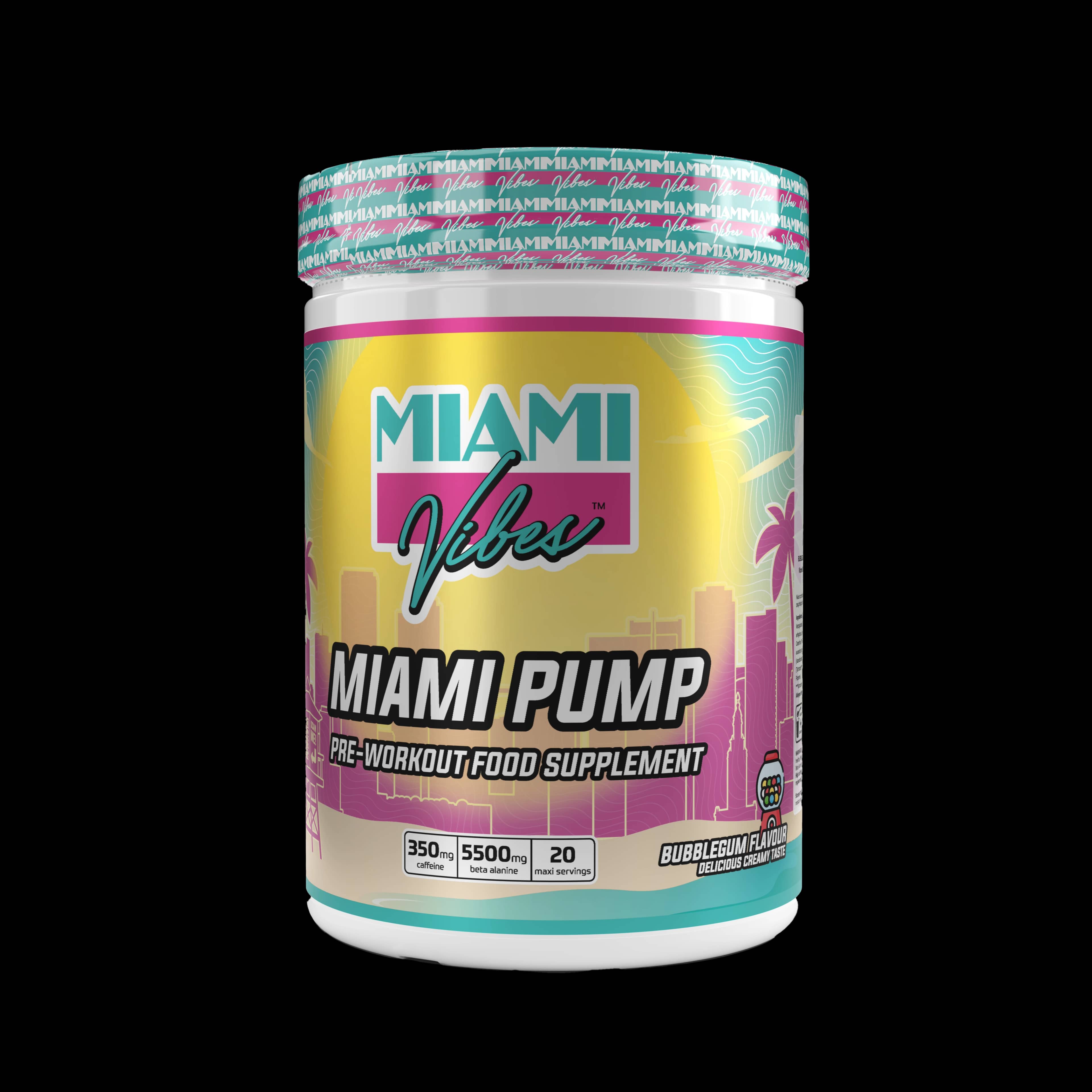 Miami Pump Pre-workout food supplement - Miami Vibes